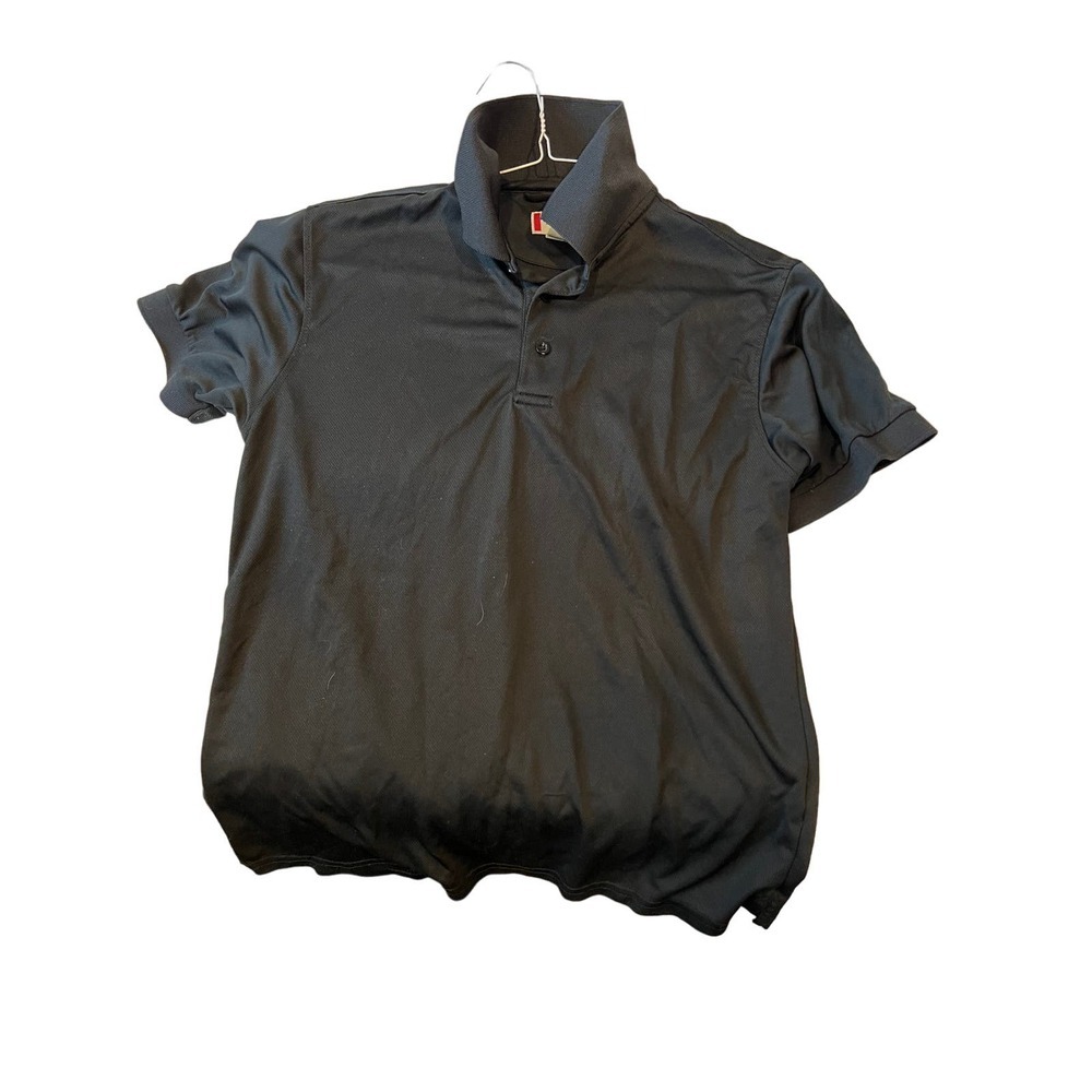 Clique Black Polo Shirt Mens M
